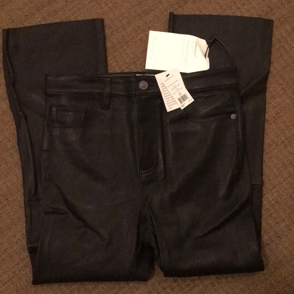 Current/Elliot high waist leather kick pants NWT - Picture 8 of 8